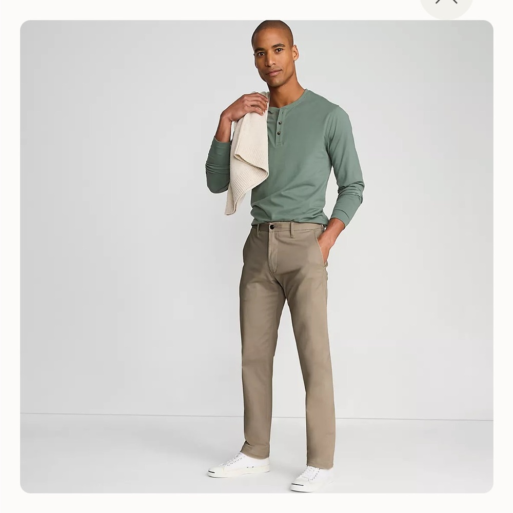 Land’s End straight fit chinos 32x30